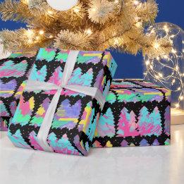 Winter Trees Wrapping Paper ラッピングペーパー