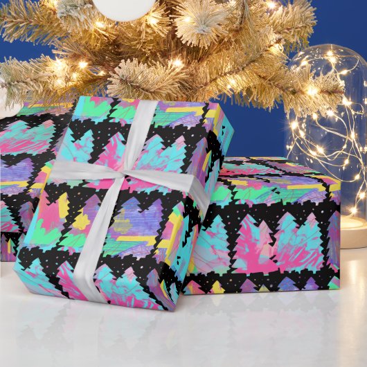Winter Trees Wrapping Paper ラッピングペーパー (クリスマス)