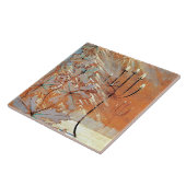 Winter (V) famous painting タイル (側面)