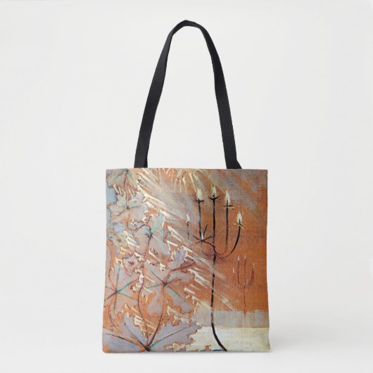 Winter (V) famous painting トートバッグ (正面)