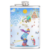Winter Vibes フラスク (正面)