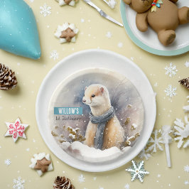 Winter Vibes Ermine – 誕生日パーティー –  ペーパープレート