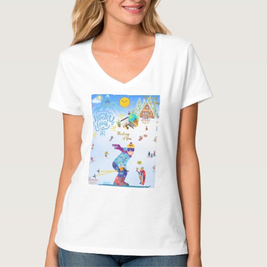 Winter Vibes Tシャツ (正面)