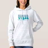 Winter Vibes Women's Hoodie Sweatshirt パーカ (正面)