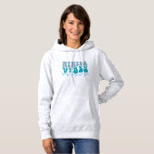 Winter Vibes Women's Hoodie Sweatshirt パーカ (正面フル)