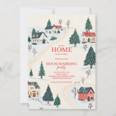 Winter Village Christmas Housewarming Party  招待状 (正面)