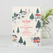 Winter Village Christmas Housewarming Party  招待状 (スタンド正面)