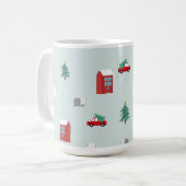 Winter Village Mug コーヒーマグカップ (正面左)