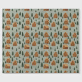 Winter Village Wrapping Paper ラッピングペーパー (フラット)