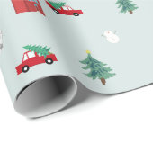 Winter Village Wrapping Paper - Christmas Gift ラッピングペーパー (ロールコーナー)
