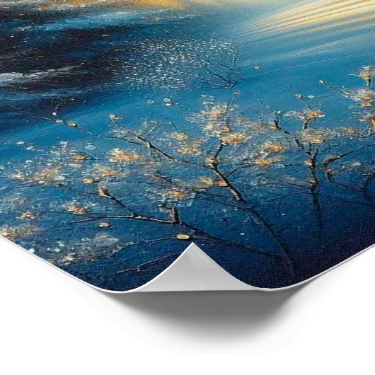 Winter Wall Art Poster ポスター (角)