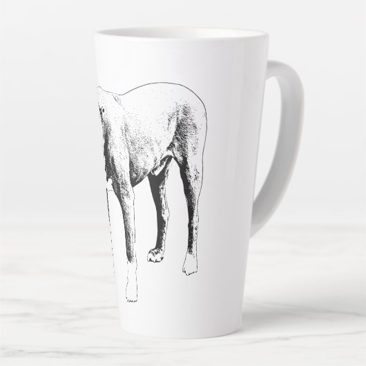 Winter Watch, Loyal Face カフェラテマグ (右アングル)