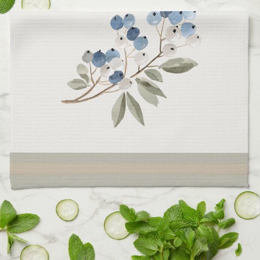 Winter Watercolor キッチンタオル (折り畳み)