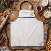 Winter Watercolor Botanical Kitchen エプロン