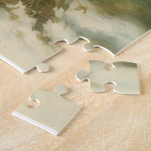 Winter Watercolor Cardinal ジグソーパズル (側面)