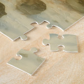 Winter Watercolor Cardinal and Sparrows ジグソーパズル (側面)