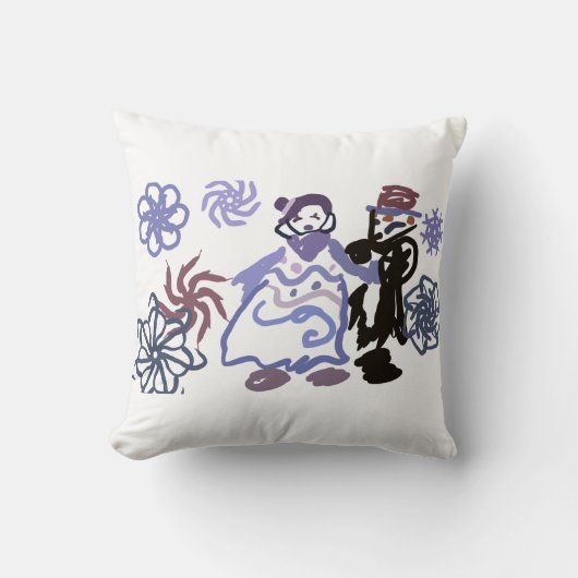 Winter wedding  クッション (正面)