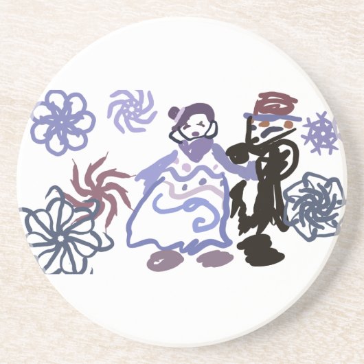 Winter wedding  コースター (正面)