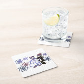 Winter wedding  スクエアペーパーコースター (インサイチュ)