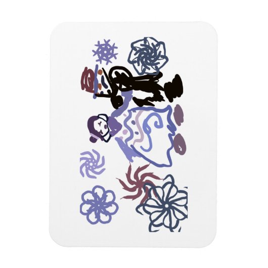 Winter wedding  マグネット (縦)