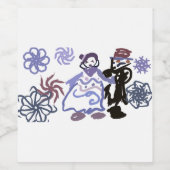 Winter wedding  ワインラベル (シングルラベル)