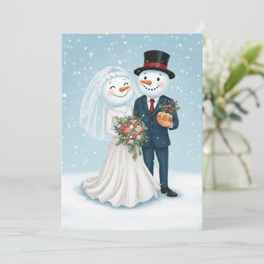 Winter Wedding 招待状 (スタンド正面)