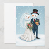 Winter Wedding 招待状 (正面/裏面)