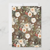 Winter Western We still do Wedding Anniversary 招待状 (裏面)