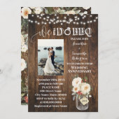 Winter Western We still do Wedding Anniversary 招待状 (正面/裏面)