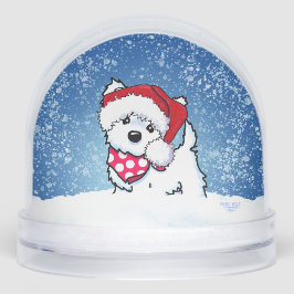 Winter Westie Christmas Art