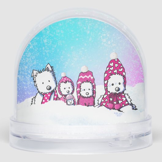 Winter Westies Snow Globe (裏面)