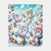 Winter Whimsy フリースブランケット (正面)
