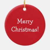 Winter Whimsy Penguin セラミックオーナメント (裏面)