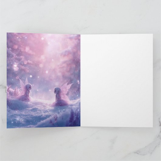 Winter Whispers and Fairy Light  カード (内部)