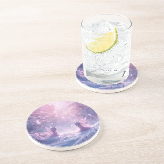 Winter Whispers and Fairy Light コースター (側面)