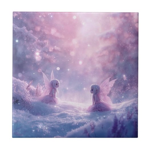 Winter Whispers and Fairy Light タイル (正面)