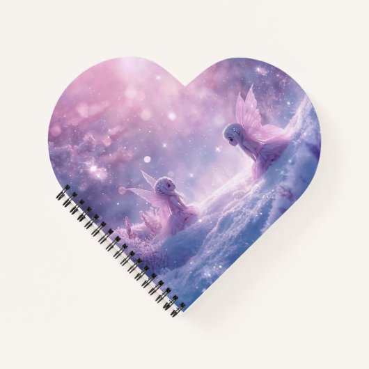 Winter Whispers and Fairy Light ノートブック (正面)