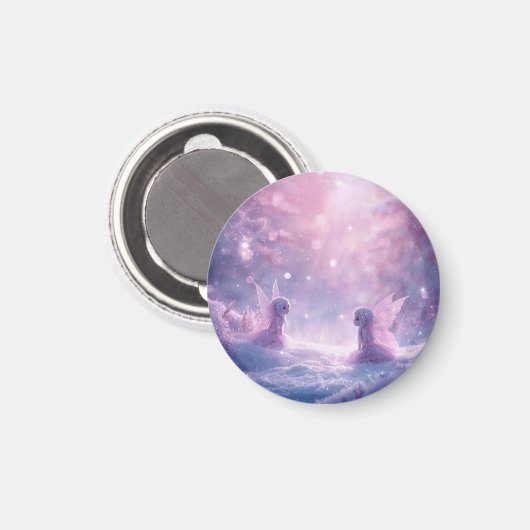 Winter Whispers and Fairy Light マグネット (正面/裏面)