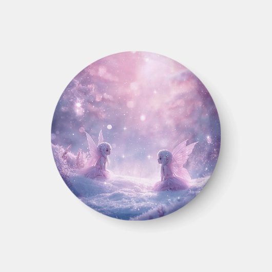 Winter Whispers and Fairy Light マグネット (正面)