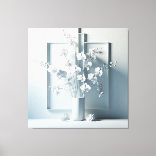 Winter white キャンバスプリント (正面)