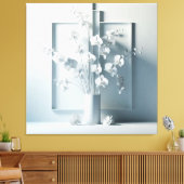 Winter white キャンバスプリント (インサイチュ (リビング))