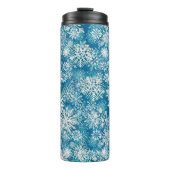WINTER WHITE AND BLUE タンブラー (正面)