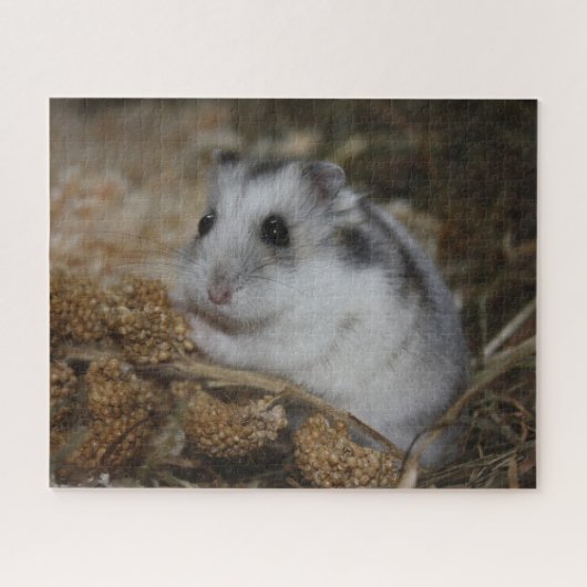 Winter White Dwarf Hamster Pet ジグソーパズル (横)