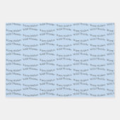 Winter Wild Glacier Leopard ラッピングペーパーシート (正面2)