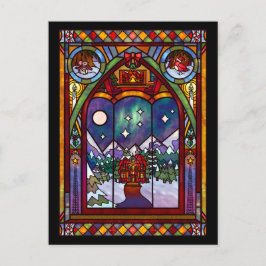 Winter Windows Christmas Card ポストカード