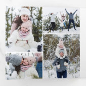 Winter Wishesの写数々の真 三つ折りクリスマスカード (内部最初)