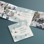 Winter Wishesの写数々の真 三つ折りクリスマスカード<br><div class="desc">3倍の魅力的クリスマスカードをご紹介しよう。お休みの挨拶に暖かさとワクワクの完璧なブレンド！スイカが池を滑空し凍ってい、そりおもしろいを楽しむ心地よい冬のシーンの甘い手描きイラストを特徴とし、このカードは季節の魔法を生き生きとしている。手描きレタリングは個人touchを追加し、デザインは最大6家族の写真のための宇宙を含み、あなたの年の思い出を共有すお気に入りのる。内部はカスタマイズ可能なメッセージエリアを提供しているので、愛する人々に直接の心話のこもった休日のノートを作ることができる。挨拶であれ誠実な願いよくはしゃぐであれ、このカードはあなたのクリスマスメッセージを忘れられない。この美しい記念品で友人や家族を楽しませよう祝に、休日の喜び、笑い、そして愛に最適！</div>