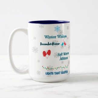 Winter Wishesクリスマスマグ ツートーンマグカップ