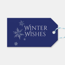 Winter Wishes雪片 ギフトタグ