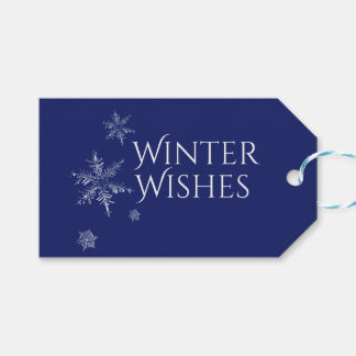 Winter Wishes雪片 ギフトタグ